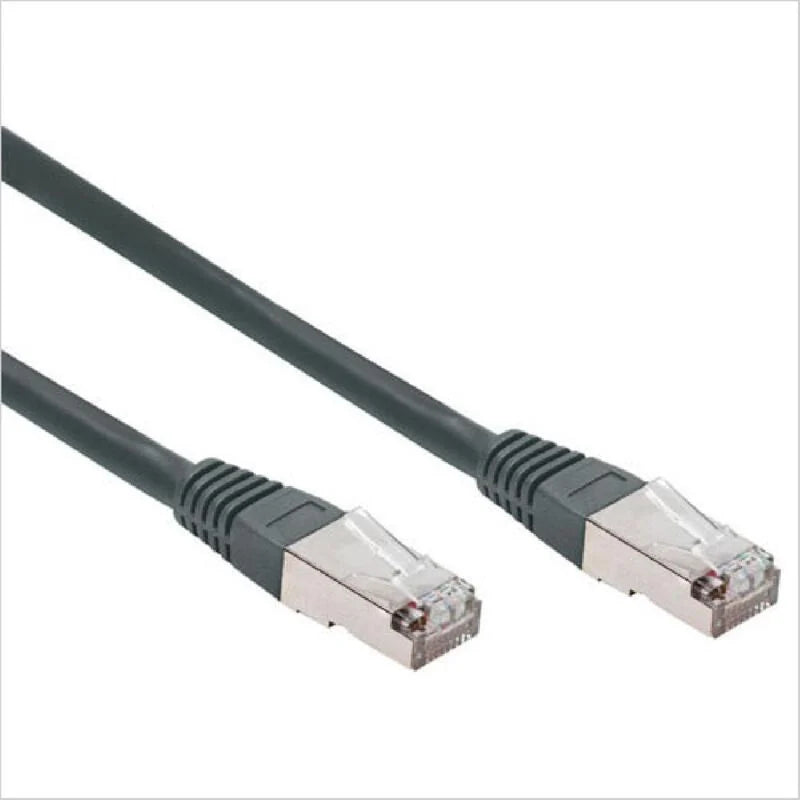 Cable Réseau Rj45 Cat.6 F/Utp Blinde 15m Noir
