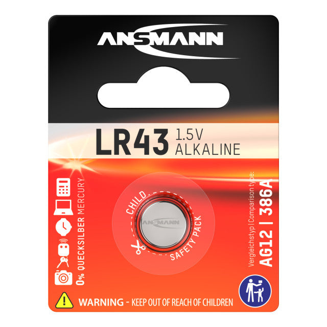 Pile Bouton Ag12 1.5v Alkaline