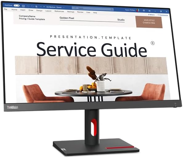 Ecran 24" LENOVO TV S24i-30 FHD 100Hz HDMI VGA