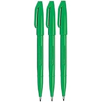 Feutre sign pen a pointe fibre acrylique fine vert