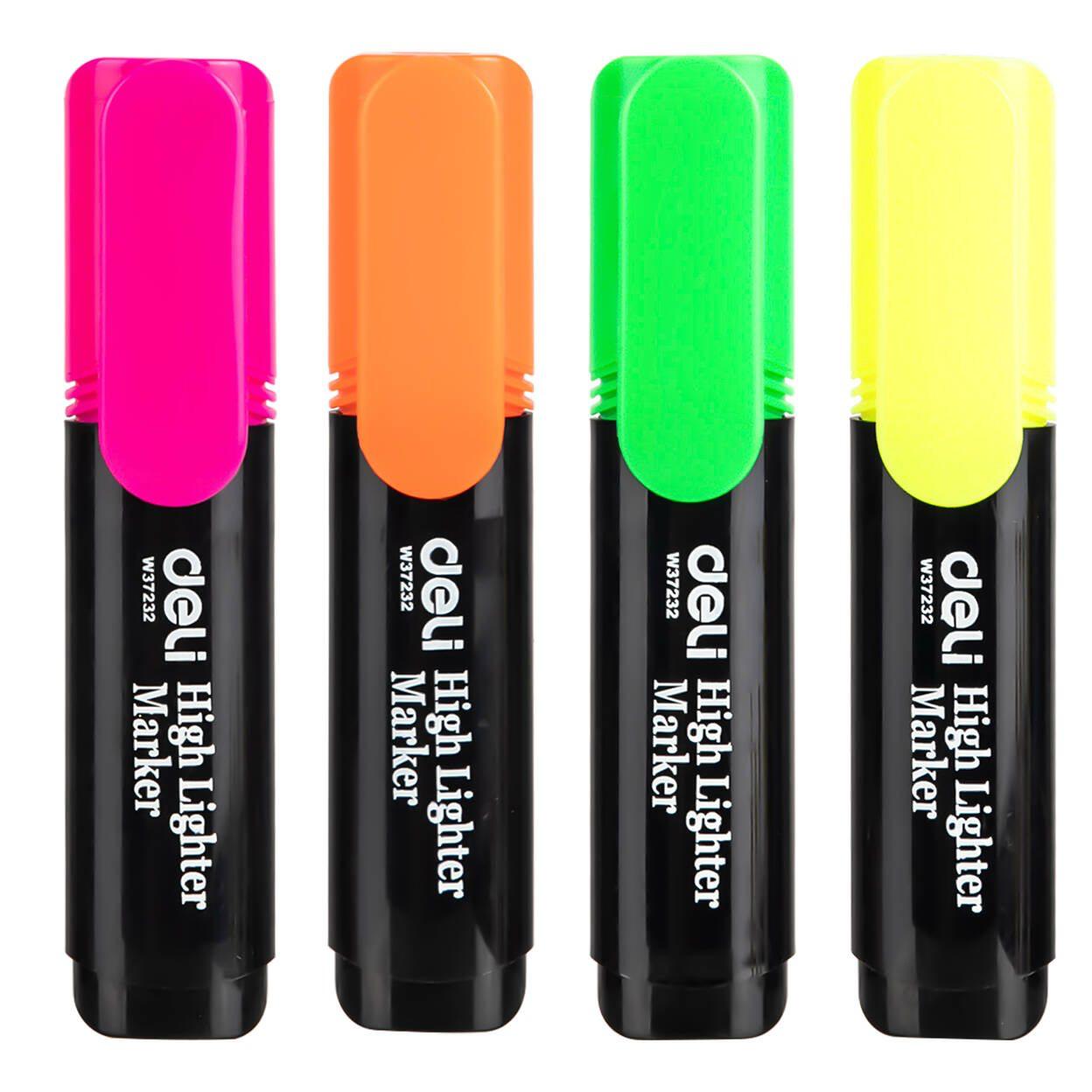 Surligneur de bureau et scolaire DELI 37232 Highlighter Couleurs assorties (x1)