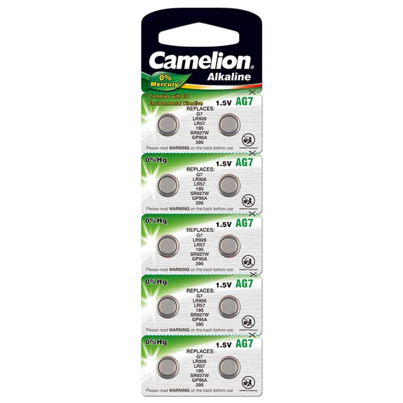Pile Bouton AG7 LR927 1.5V Camelion