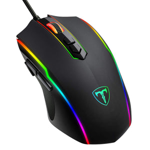 Souris Gamer filaire MOUSE GAMER S288 for the gamer RGB LED Noir