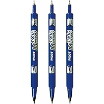 Marqueur permanant Twin bleu Pilot