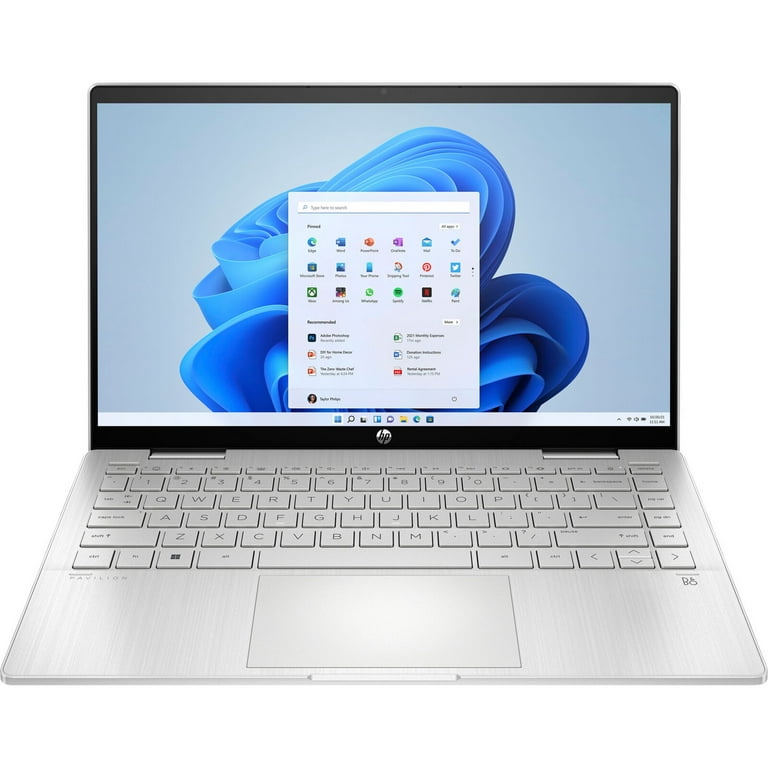 PC portable 14" HP Pav x360 14-ek2007nk Touch14 FHD i3-100U - 8Go 512Go Win 11 Argent