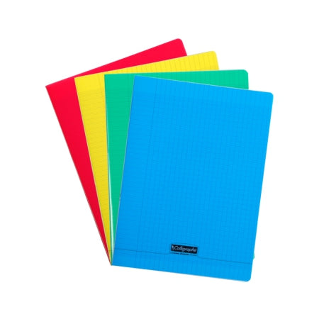 Cahier petit carreaux 24x32 polypro 48p 90g