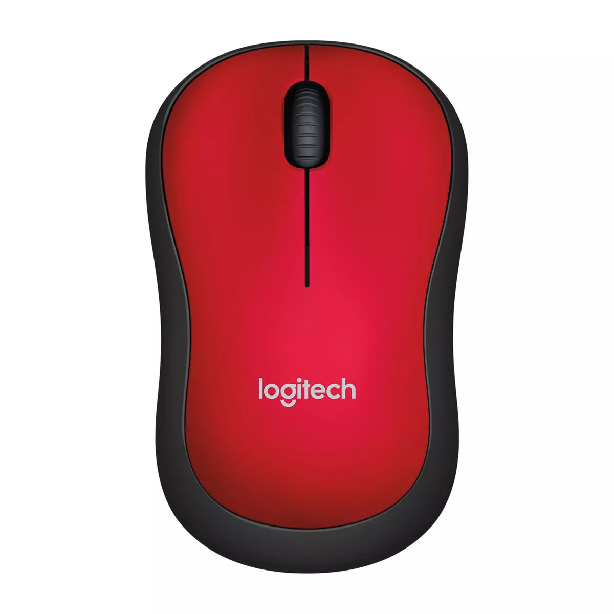 Souris sans fil Logitech M185 rouge