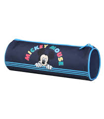 Trousse Scolaire rond Mickey bleu
