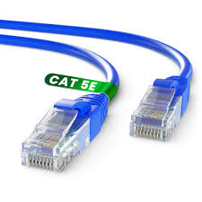 Cable réseau RJ45 5m CAT5E bleue