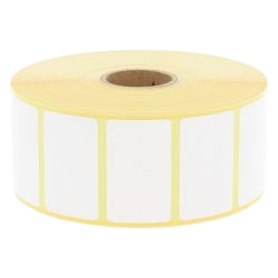 Rouleau etiquettes-prix 20x10mm (x1000) Blanc