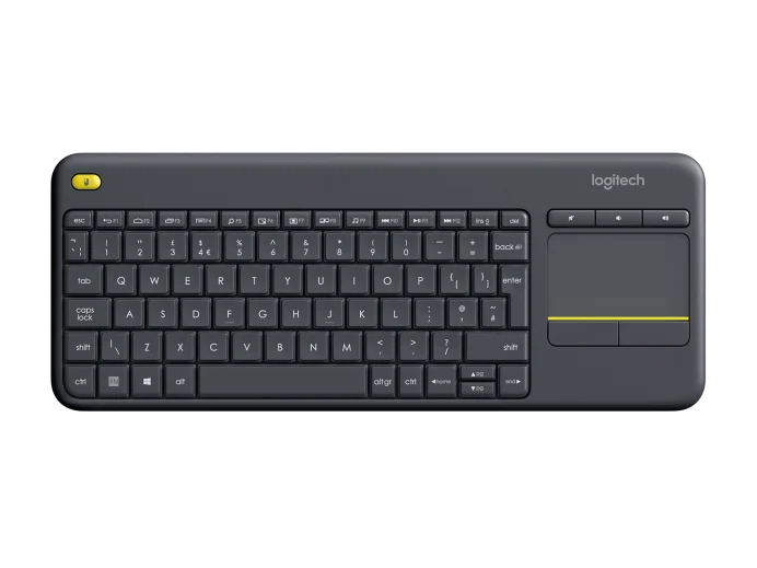 Clavier sans fil Logitech K400 plus pavé tactile Noir