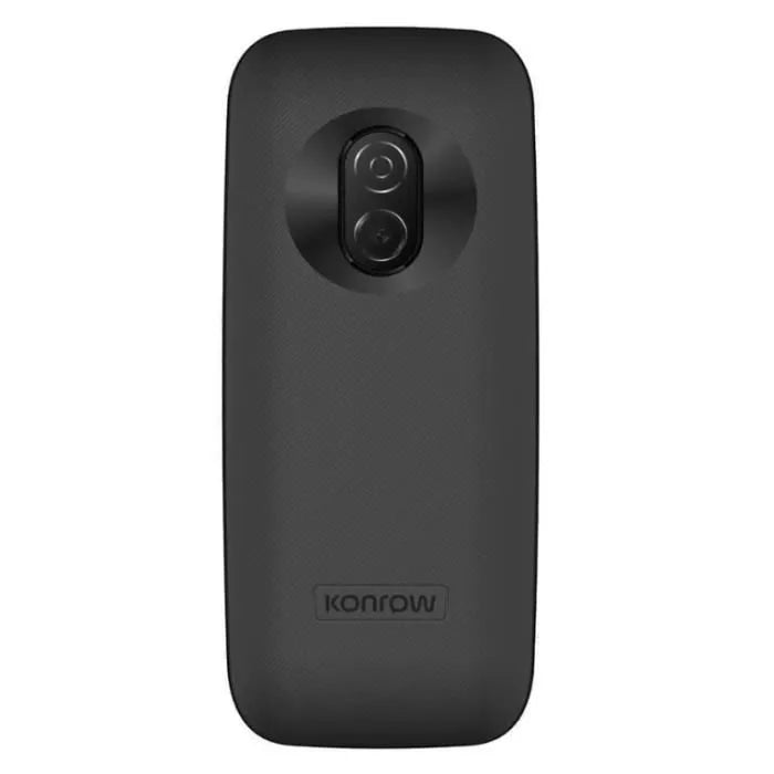 Mobile KONROW MOBY 1,77" DS Lampe+FM+Bluetooth Double SIM Noir
