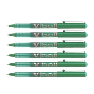 Stylo roller encre liquide v.ball 1.0 pointe large vert