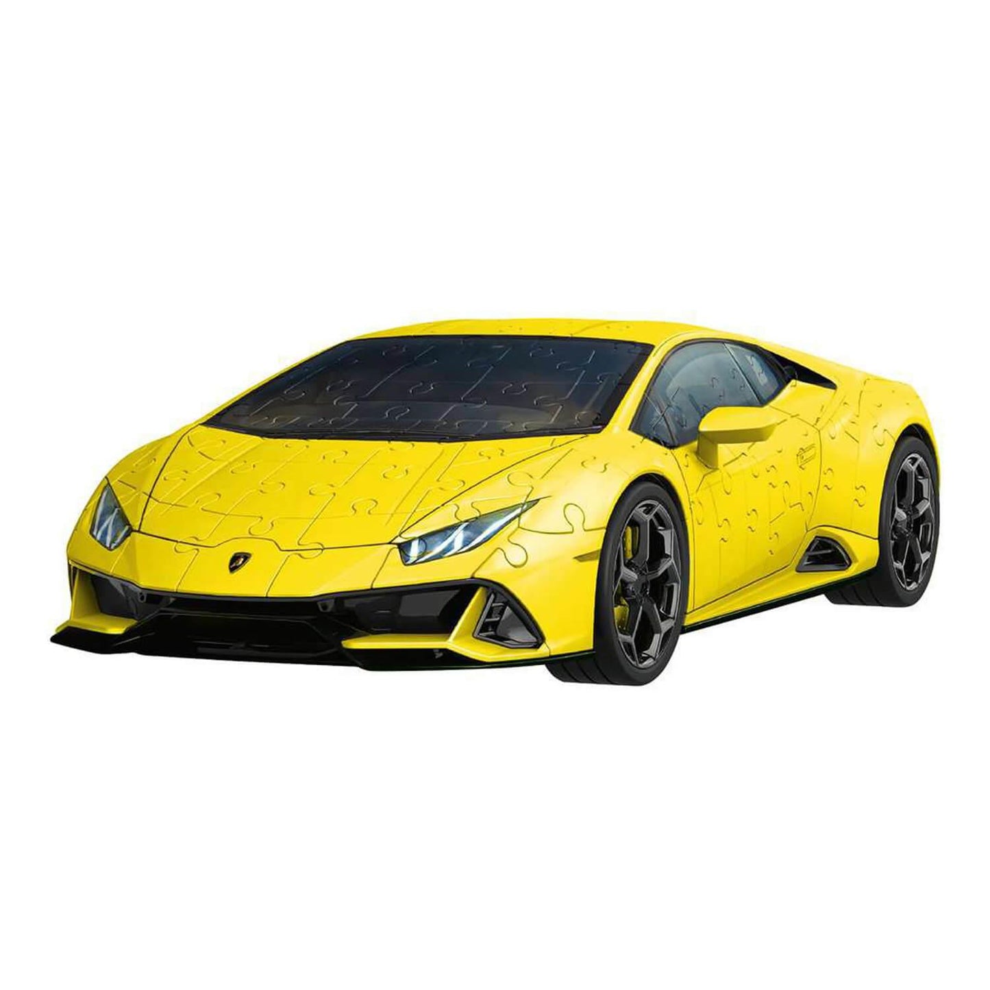 Cartes puzzle assorties thème VEHICULES jaune