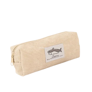 Trousse en tissu motif requin SEA SUMMER HOLIDAY