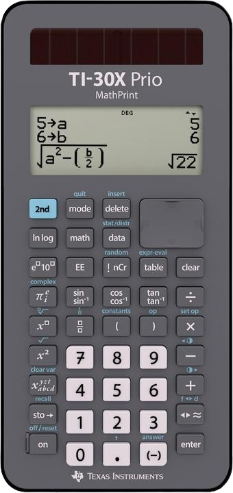 Calculatrice Texas Instruments TI-30X Prio MathPrint tm