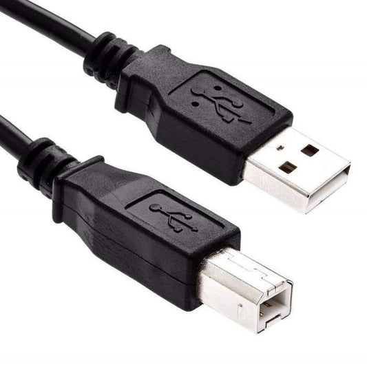 Cable imprimante USB-A/USB-B QGEEM Delux Computer Cable 5 metres Noir