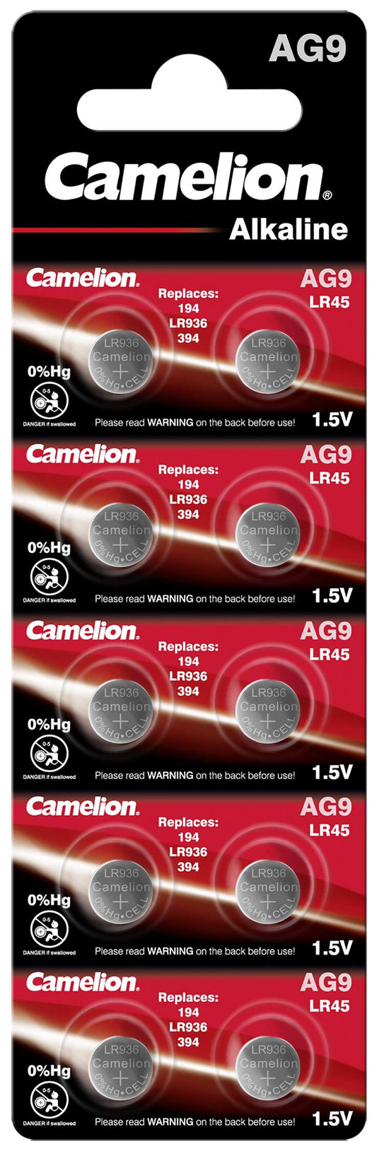 Pile Bouton Ag9 Lr936 394 Sr936 194 1,5v Accell