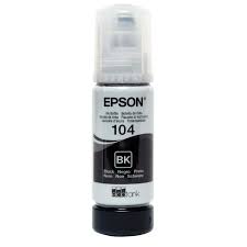 Encre Epson 104 65 ml en bouteille pour EcoTank noir