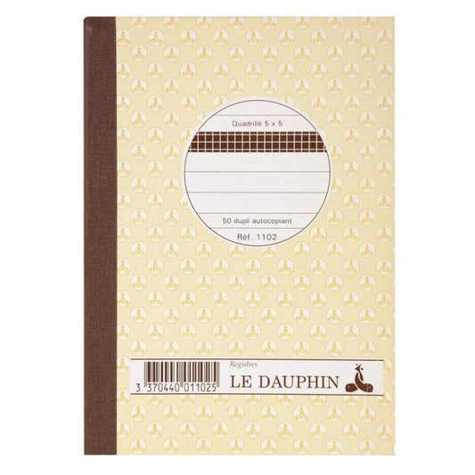 Carnet De Notes 50 Dupli Le Dauphin 148x105 - 5x5 Quadrille