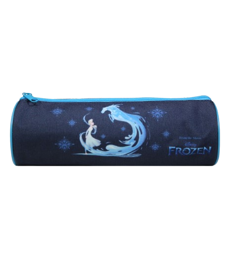 Trousse scolaire rond le reines des neiges cheval bleu