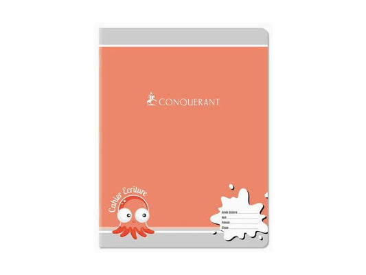 Cahier scolaire d'écriture 32 pages agr 17x22 seyes 3mm 70g orange