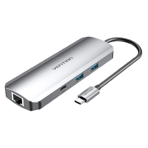 HUB USB-C Vention TGM THJHB 4K@60HZ 1xUSB-C 2xUSB-A SD MicroSD