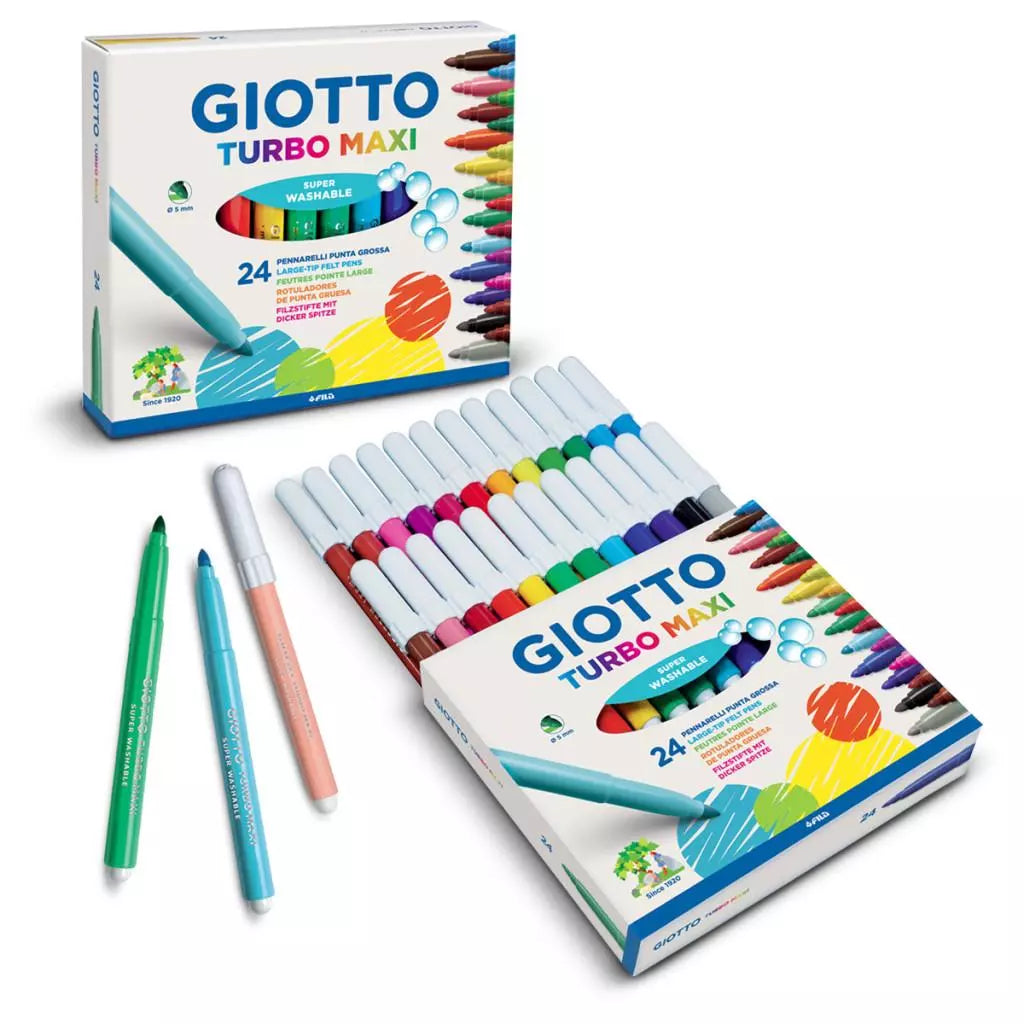 24 Feutres Coloriage Giotto turbo Intenses