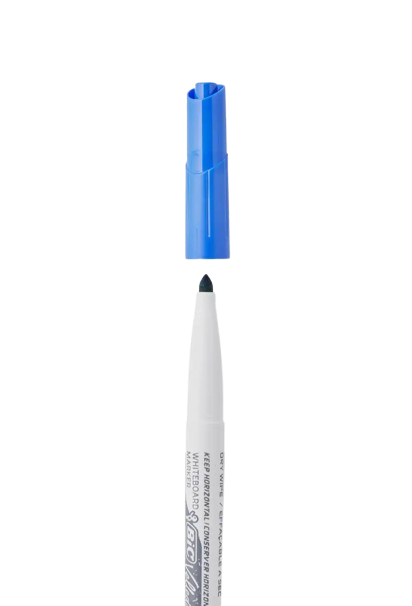 Feutre Velléda bleu pointe moyen Bic(x1)