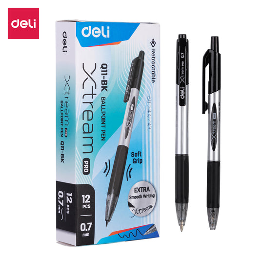 Stylo à bille DELI Xtream Pro Q11-BK 0,7mm Smooth Wrinting