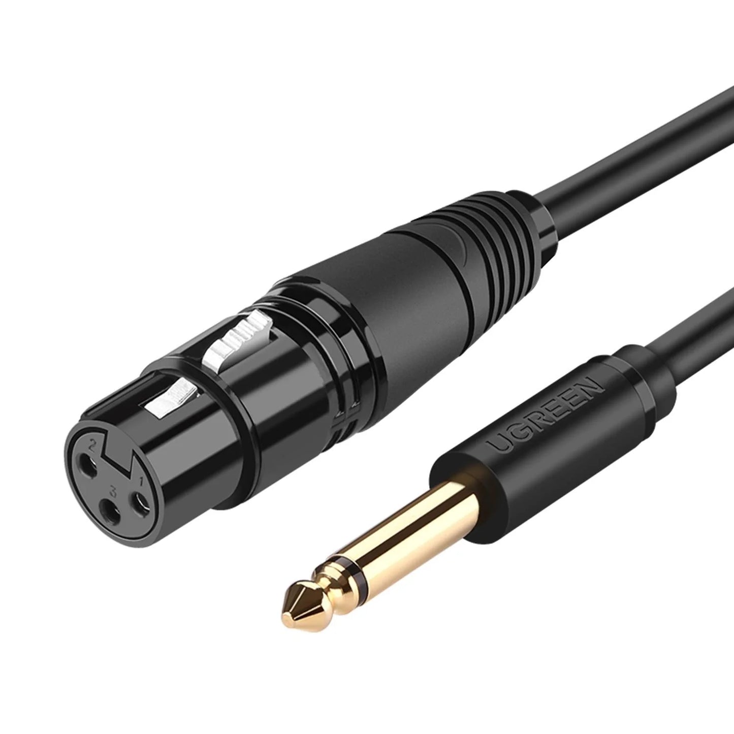 Cable Micro Jack 6,5mm Male/Xlr Femele Ugreen 20720