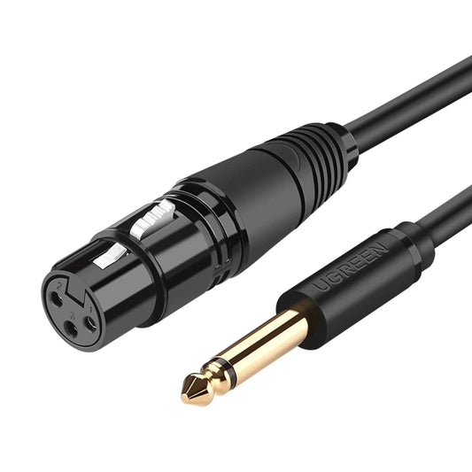 Cable Micro Jack 6,5mm Male/Xlr Femele Ugreen 20720