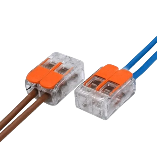 Connecteur de fil Wago à levier enfichable 2 entrées/2 sorties