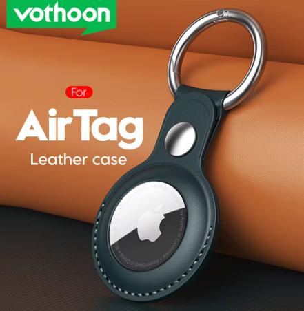 Porte-Clé étui porte Airtag Apple VOTHOON en cuir