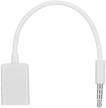 Adapt Usb / Jack 3,5mm Femele Blanc – vue 2