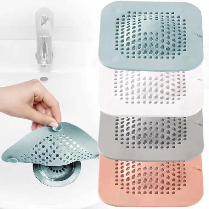 Filtre à cheveux anti-blocage pour évier baignoire et douche