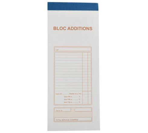 Bloc Addition 90x225mm 50 dupli