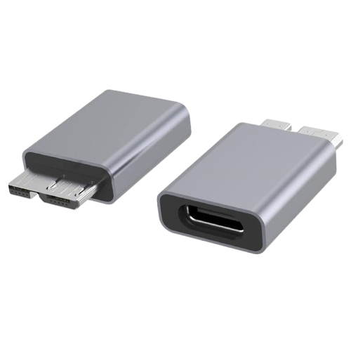 Adaptateur USB-C femelle vers Micro USB B pour disque dur externe