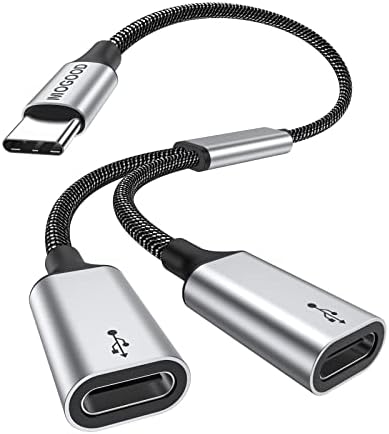 Adapt Hub USB-C male vers 2 USB-A femelle + 1 USB-C femelle 3C DIGTAL Gris