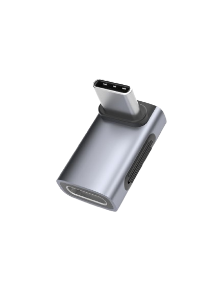 adaptateur USB à angle droit 90° USB-c Femelle vers USB-C Femelle HAGIBIS  80Gbps "L"