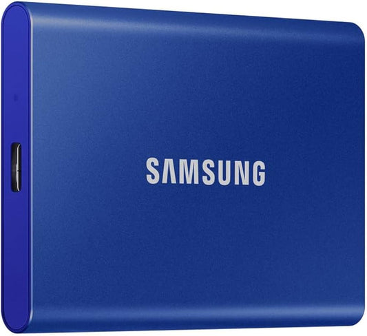 Disque dur externe SSD SAMSUNG T7 500Go USB3.2 Gen 2+ Bleu