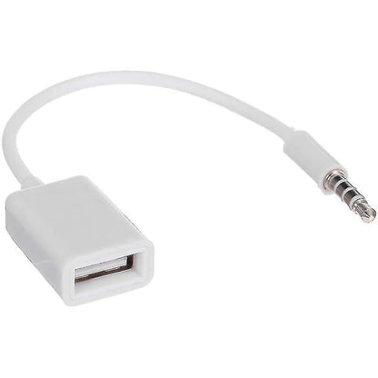Adapt Usb / Jack 3,5mm Femele Blanc