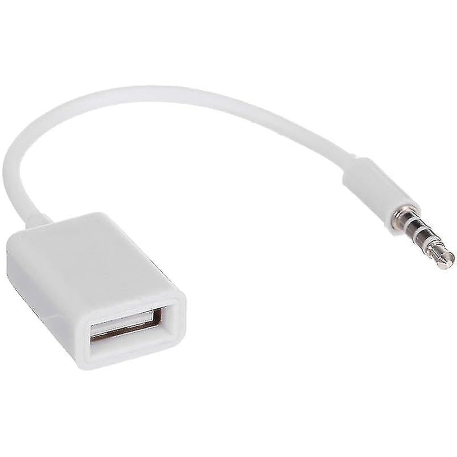 Adapt Usb / Jack 3,5mm Femele Blanc – vue 3