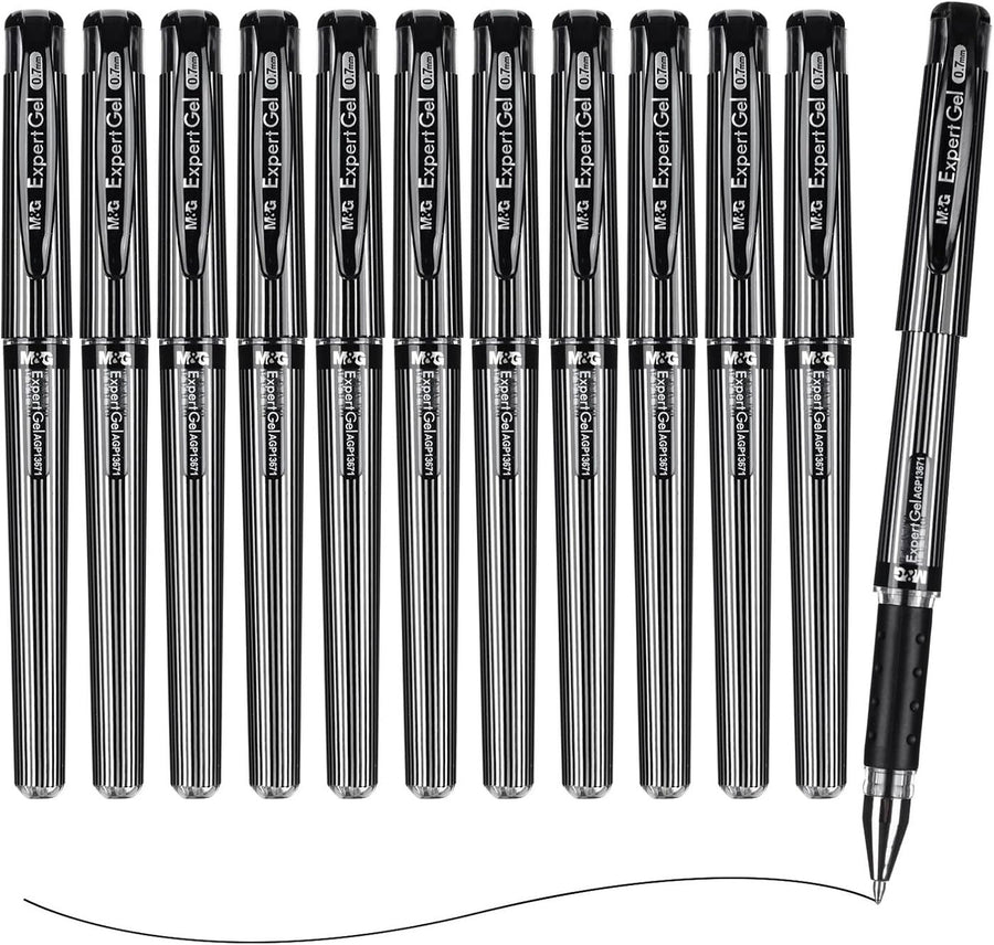 Stylo à encre M&G Expert Gel AGP13671 0,7mm (x12)