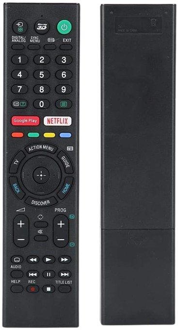 Télécommande universelle RMT-TZ300A pour TV Sony avec Boutons Google play et Netflix