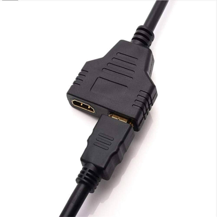 Cable Splitter 1 HDMI male vers 2 HDMI femelle B-043 Noir – vue 2