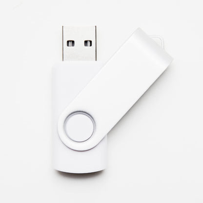 Cle Usb 64go Usb 2.0 Flash Drive Blanc