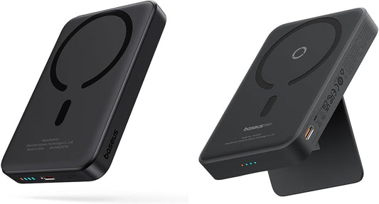 Batterie magnetique BASEUS SLIM & COMPACT 5000mAh 20w Noir