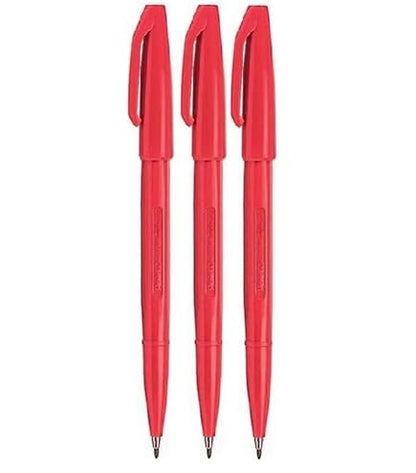 Feutre sign pen a pointe fibre acrylique fine rouge