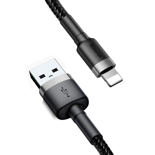 Cable USB vers Lightning BASEUS ZM-CALKLF-WG1 1m Noir/Gris